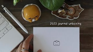 Unboxing my 2023 journal - Kokuyo PAL planner by @Bushimen