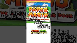 Mario & Luigi series Vs Paper Mario series part 1  #faxorcap #marioandluigi #papermario