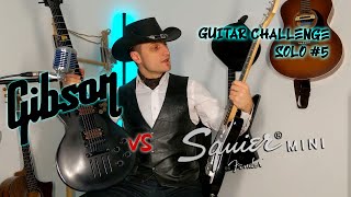 Соло-Челендж#5. Gibson vs Fender Squier mini (English Subtitles)