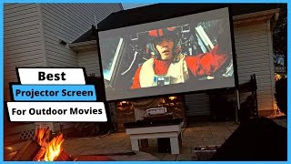 ✅ Best Projector Screen For Outdoor Movies | Top 5 Projector Screens For Outdoor (Buying Guide)