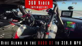 360 Interactive Video | Ride with Johnny in the BADD GT to 310.8 MPH (500.1 KM/H)