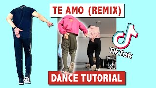 TE AMO TIKTOK DANCE | EASY TUTORIAL | STEP BY STEP