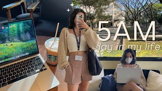 ☀️☕️ 5am day in my life (uni vlog)