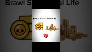 Brawl Stars vs Real Life #shorts #viral #capcut #foryou #brawlstars #edgar #coins #brawlstarsedits