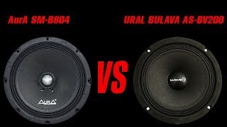 AurA SM-B804 vs URAL Bulava AS-BV200. HPF=100Hz, LPF=OFF