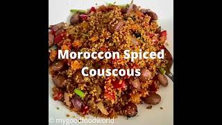 Moroccan Spiced Vegan Couscous Salad