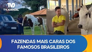 Fazendas mais caras dos famosos brasileiros