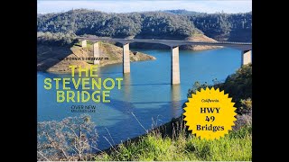 The Stevenot Bridge on California Hwy 49 - Over New Melones Lake #bridges #lakes