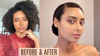 How To: Low Sleek Bun for Type 4 Natural Hair! Quick and Easy Tutorial