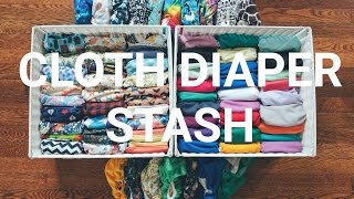 CLOTH DIAPER STASH VIDEO 2017