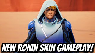 *NEW* RONIN SKIN + LUNAR CHARGE EMOTE GAMEPLAY! - Fortnite Battle Royale