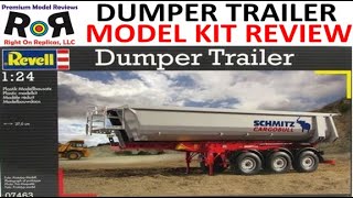 Dumper Trailer (I) 1:24 Scale Revell 07463 -Model Kit Build & Review