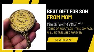 Best gift for son from mom meaningful mother to son in law gifts engraved compass with personalized