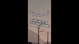 CANCIÓN DE TIKTOK QUE NO SABIAS SU NOMBRE ( PHUT HON REMIX ♥️)