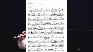 Menuetto Mozart Soloist Folio For Flute