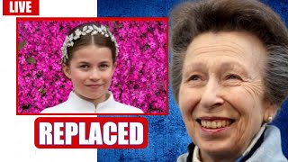 REPLACED🔴 Princess Anne QUITS The RF And Passes Princess Royal TITLE To Charlotte