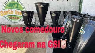 Novos comedouro chegaram na Granja Santo Inácio 🐷