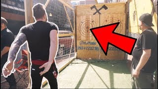 Axe THROWING Gone BAD!