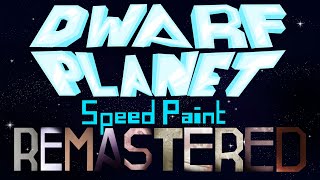 Solar System Speed Paint: Dwarf Planets with KRITA