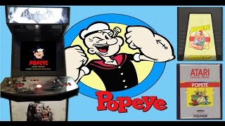 POPEYE on MAME, ColecoVision, and Atari 2600