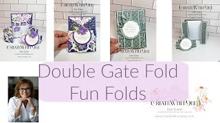 How To Make A Double Gate Fold Card - Fun Fold Part 2 Class #53