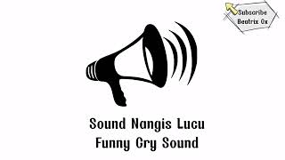 Sound Nangis Lucu. Funny Cry Sound.