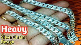 heavy silver chain design with price 💫silver chain design 2024💫silver chain for men💫Tarini Jewllers