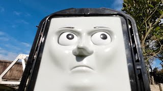 Thomas and friends are shocked by a new arrival on the railway