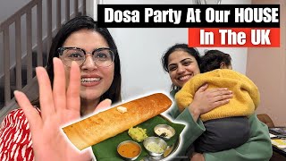 UK Me Banaya Street Style Masala DOSA And Sambar | UK Hindi Cooking Vlog | Hum Tum In England