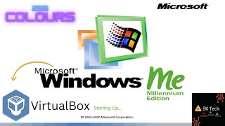 How to install Windows ME on VirtualBox | With 256 Colors |