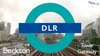 London DLR : Beckton - Tower Gateway Timelapse