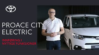 Gjennomgang av Toyota Proace City Electric