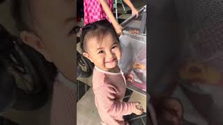 ចង់ទៅលេងជាមួយbaby #babyshorts #cute #babygirll #babyplayground