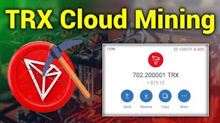 TRX Cloud Mining Website without Investment | Free Crypto Mining Website | Make Money Online 2024