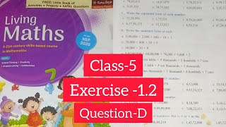 Exercise - 1.2 Q-D | Class-5 Maths | Living Maths | Ratnasagar Publication | Chapter 1 Place Value