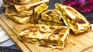 Chicken &egg rotty| chicken flat bread| chicken poratta