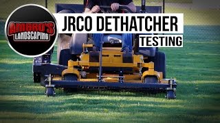 New JRCO Dethatcher | Demostration at Ambro's Testing Grounds