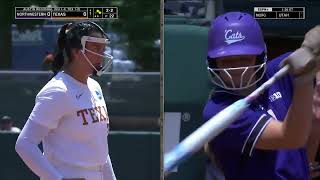 Northwestern vs #1 Texas | Full College Softball 05/18/2024