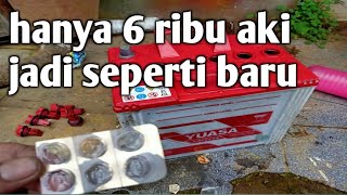 cara murah benerin aki mobil lemah