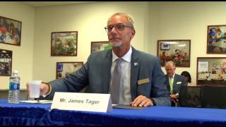 Flagler School Board Interview with Candidate James Tager | FlaglerLive