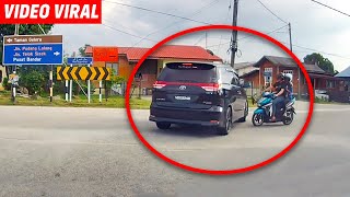 Motor bertembung dgn kereta MPV Toyota