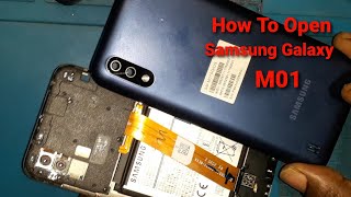 How To Open Samsung M01, Samsung M01 disassembly, How To Open Back Panel in Samsung Galaxy M01