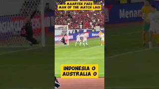 Maarten Paes MVP Lagi , Indonesia 0 Vs Australia 0. Round 3 Kualifikasi World Cup 2026