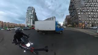 Мото проезд с insta 360