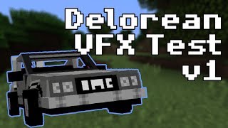 Delorean in Minecraft VFX - v1