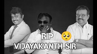 Rip vijayakanth Sir 💔 whatsapp status tamil | 😣 | Actor and Great Leader vijayakanth Sir || Caption🥺