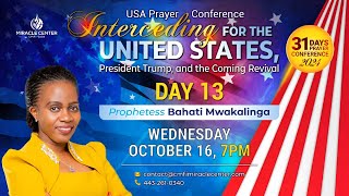 31 Days USA Prayer For President Trump: Day 13 // Prophetess Bahati Mwakalinga