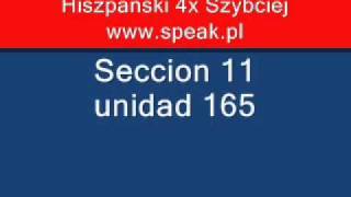 Spanish Lesson Seccion11 unidad165 - Direct Method Speak.pl