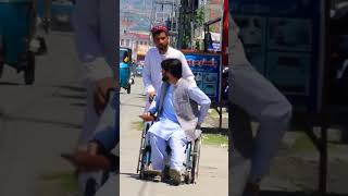 wheelchair prank #foryou#funny#shrot#comedy#fun#prankvideo#wheelchair#madyan#reactionvideo#foryou