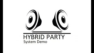 Hybrid 15" party system Sound Demo Playing through my hybrid mixer